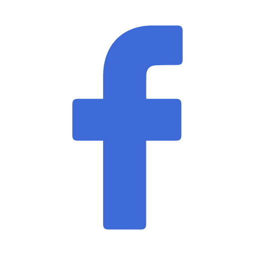 The iconic blue Facebook logo symbolizing social media connection.